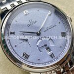 YMS Factory Omega De Ville Prestige 434.10.41.21.03.001 41mm Full Steel Roman Numerals Blue Dial (4) YMS Factory Omega De Ville Prestige 434.10.41.21.03.001 41mm Full Steel Roman Numerals Blue Dial