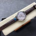 YMS Factory Omega De Ville Prestige 434.13.41.21.06.001 41mm Steel Leather Strap Roman Numerals Grey D (9) YMS Factory Omega De Ville Prestige 434.13.41.21.06.001 41mm Steel Leather Strap Roman Numerals Grey Dial