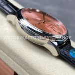 YMS Factory Omega De Ville Prestige 434.13.41.21.10.001 41mm Steel Leather Strap Roman Numerals Pink D YMS Factory Omega De Ville Prestige 434.13.41.21.10.001 41mm Steel Leather Strap Roman Numerals Pink Dial