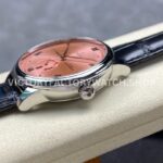YMS Factory Omega De Ville Prestige 434.13.41.21.10.001 41mm Steel Leather Strap Roman Numerals Pink D (3) YMS Factory Omega De Ville Prestige 434.13.41.21.10.001 41mm Steel Leather Strap Roman Numerals Pink Dial