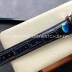 YMS Factory Omega De Ville Prestige 434.13.41.21.10.001 41mm Steel Leather Strap Roman Numerals Pink D (4) YMS Factory Omega De Ville Prestige 434.13.41.21.10.001 41mm Steel Leather Strap Roman Numerals Pink Dial