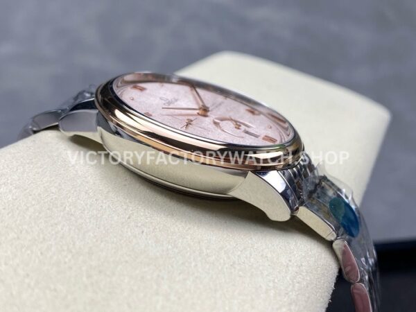 YMS Factory Omega De Ville Prestige 434.20.41.21.09.001 41mm Yellow GoldSteel Roman Numerals Champag (4) YMS Factory Omega De Ville Prestige 434.20.41.21.09.001 41mm Yellow Gold Steel Roman Numerals Champagne Dial