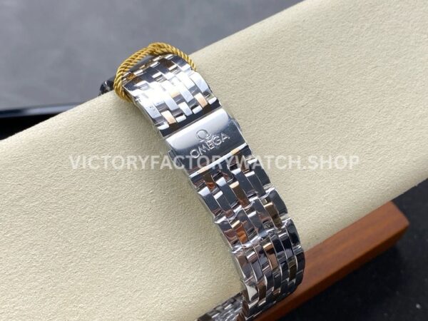 YMS Factory Omega De Ville Prestige 434.20.41.21.09.001 41mm Yellow GoldSteel Roman Numerals Champag (5) YMS Factory Omega De Ville Prestige 434.20.41.21.09.001 41mm Yellow Gold Steel Roman Numerals Champagne Dial