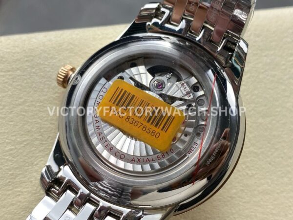 YMS Factory Omega De Ville Prestige 434.20.41.21.09.001 41mm Yellow GoldSteel Roman Numerals Champag YMS Factory Omega De Ville Prestige 434.20.41.21.09.001 41mm Yellow Gold Steel Roman Numerals Champagne Dial