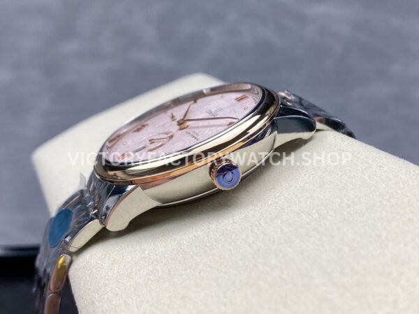 YMS Factory Omega De Ville Prestige 434.20.41.21.09.001 41mm Yellow GoldSteel Roman Numerals Champag (8) YMS Factory Omega De Ville Prestige 434.20.41.21.09.001 41mm Yellow Gold Steel Roman Numerals Champagne Dial