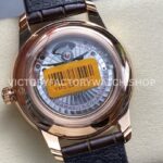 YMS Factory Omega De Ville Prestige 434.23.41.21.09.001 41mm Yellow Gold Leather Strap Roma (8) YMS Factory Omega De Ville Prestige 434.23.41.21.09.001 41mm Yellow Gold Leather Strap Roman Numerals Champagne Dial
