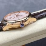 YMS Factory Omega De Ville Prestige 434.23.41.21.09.001 41mm Yellow Gold Leather Strap Roman (1) YMS Factory Omega De Ville Prestige 434.23.41.21.09.001 41mm Yellow Gold Leather Strap Roman Numerals Champagne Dial