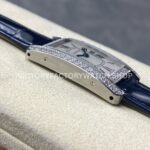 8848 Factory Cartier Tank Américaine 19mm Diamond Bezel Roman Numerals Silver Dial (4) 8848 Factory Cartier Tank Américaine 19mm Diamond Bezel Roman Numerals Silver Dial