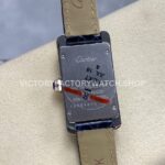 8848 Factory Cartier Tank Américaine W2601956 19mm Leather Strap Roman Numerals Silver Dial (5) 8848 Factory Cartier Tank Américaine W2601956 19mm Leather Strap Roman Numerals Silver Dial