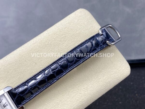 8848 Factory Cartier Tank Américaine W2601956 19mm Leather Strap Roman Numerals Silver Dial (6) 8848 Factory Cartier Tank Américaine W2601956 19mm Leather Strap Roman Numerals Silver Dial