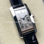 8848 Factory Cartier Tank Américaine W2601956 19mm Roman Numerals Silver Dial (1) 8848 Factory Cartier Tank Américaine W2601956 19mm Roman Numerals Silver Dial
