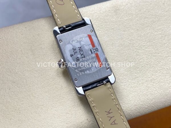8848 Factory Cartier Tank Américaine W2601956 19mm Roman Numerals Silver Dial (6) 8848 Factory Cartier Tank Américaine W2601956 19mm Roman Numerals Silver Dial