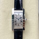 8848 Factory Cartier Tank Américaine W2601956 19mm Roman Numerals Silver Dial (7) 8848 Factory Cartier Tank Américaine W2601956 bracelet silver dial