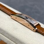 8848 Factory Cartier Tank Américaine W2607456 19mm Rose Gold Roman Numerals Silver Dial
