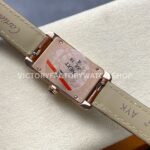 8848 Factory Cartier Tank Américaine W2607456 19mm Rose Gold Roman Numerals Silver Dial