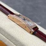 8848 Factory Cartier Tank Américaine WJTA0002 19mm Rose Gold Diamond Bezel Roman Numerals Silver Dial (6) 8848 Factory Cartier Tank Américaine WJTA0002 19mm Rose Gold Diamond Bezel Roman Numerals Silver Dial