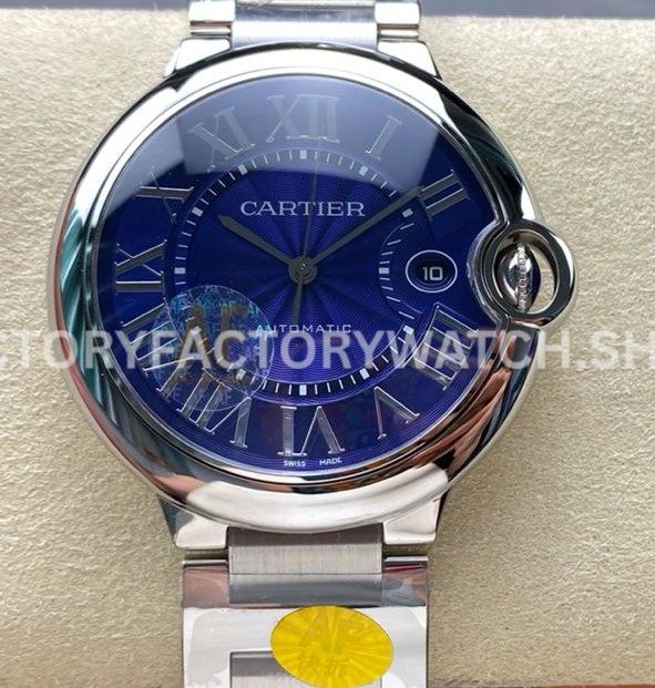 AF Factory Cartier Ballon Bleu WSBB0025 42mm full steel blue dial watch