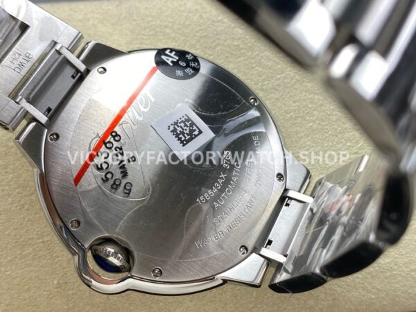 AF Factory Cartier Ballon Bleu WSBB0025 42mm Full Steel Roman Numerals Blue Dial
