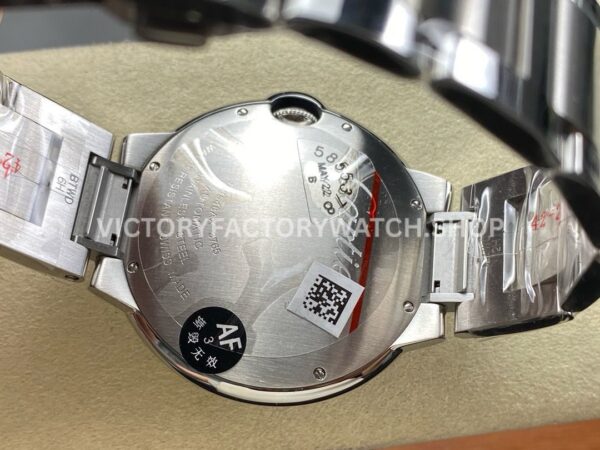 AF Factory Cartier Ballon Bleu 42mm Full Steel Roman Numerals Brown Dial (11) AF Factory Cartier Ballon Bleu 42mm Full Steel Roman Numerals Brown Dial