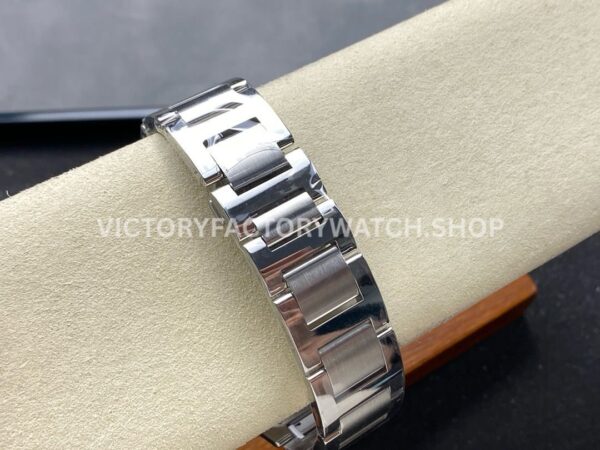 AF Factory Cartier Ballon Bleu 42mm Full Steel Roman Numerals Brown Dial (3) AF Factory Cartier Ballon Bleu 42mm Full Steel Roman Numerals Brown Dial