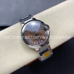 AF Factory Cartier Ballon Bleu 42mm Full Steel Roman Numerals Brown Dial (4) AF Factory Cartier Ballon Bleu 42mm Full Steel Roman Numerals Brown Dial