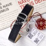 AF Factory Cartier Ballon Bleu W4BB0009 33mm Steel Leather Strap Diamond Roman Numerals Si AF Factory Cartier Ballon Bleu W4BB0009 33mm Leather Strap Diamond Roman Numerals Silver Dial