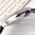 AF Factory Cartier Ballon Bleu W4BB0009 33mm Steel Leather Strap Diamond Roman Numerals Si (3) AF Factory Cartier Ballon Bleu W4BB0009 33mm Leather Strap Diamond Roman Numerals Silver Dial