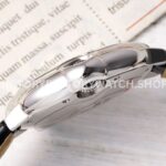 AF Factory Cartier Ballon Bleu W4BB0009 33mm Steel Leather Strap Diamond Roman Numerals Silv (1) AF Factory Cartier Ballon Bleu W4BB0009 33mm Leather Strap Diamond Roman Numerals Silver Dial