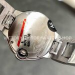 AF Factory Cartier Ballon Bleu W4BB0030 28mm Full Steel Diamond Bezel Roman Numerals Silver Dial (1 (5) AF Factory Cartier Ballon Bleu W4BB0030 28mm Full Steel Diamond Bezel Roman Numerals Silver Dial
