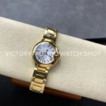 AF Factory Cartier Ballon Bleu W69001Z2 28mm Full Gold Roman Numerals Silver Dial