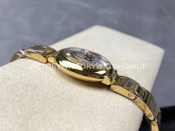 AF Factory Cartier Ballon Bleu W69001Z2 28mm Full Gold Roman Numerals Silver Dial