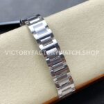 AF Factory Cartier Ballon Bleu W69007Z3 28mm Half Gold Roman Numerals Silver Dial
