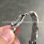AF Factory Cartier Ballon Bleu W69010Z4 28mm Full Steel Diamond Bezel Roman Numerals Silver Dial