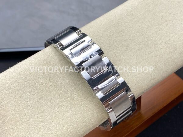 AF Factory Cartier Ballon Bleu W69012Z4 42mm Full Steel Roman Numerals Silver Dial (2) AF Factory Cartier Ballon Bleu W69012Z4 42mm Full Steel Roman Numerals Silver Dial
