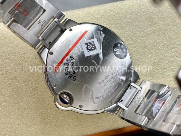 AF Factory Cartier Ballon Bleu W69012Z4 42mm Full Steel Roman Numerals Silver Dial (9) AF Factory Cartier Ballon Bleu W69012Z4 42mm Full Steel Roman Numerals Silver Dial