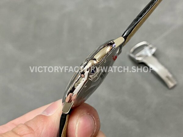AF Factory Cartier Ballon Bleu W69016Z4 42mm Steel Leather Strap Roman Numerals Silver Dial (1) AF Factory Cartier Ballon Bleu W69016Z4 42mm Steel Leather Strap Roman Numerals Silver Dial
