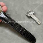 AF Factory Cartier Ballon Bleu W69016Z4 42mm Steel Leather Strap Roman Numerals Silver Dial (2) AF Factory Cartier Ballon Bleu W69016Z4 42mm Steel Leather Strap Roman Numerals Silver Dial