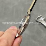 AF Factory Cartier Ballon Bleu W69016Z4 42mm Steel Leather Strap Roman Numerals Silver Dial (4) AF Factory Cartier Ballon Bleu W69016Z4 42mm Steel Leather Strap Roman Numerals Silver Dial