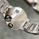 AF Factory Cartier Ballon Bleu W6920034 28mm Full Steel Roman Numerals Pink Dial (8) AF Factory Cartier Ballon Bleu W6920034 28mm Full Steel Roman Numerals Pink Dial