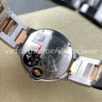 AF Factory Cartier Ballon Bleu W6920034 28mm Rose Gold Steel Roman Numerals Mother Of Pearl Di (4) AF Factory Cartier Ballon Bleu W6920034 28mm Rose Gold Roman Numerals Mother Of Pearl Dial