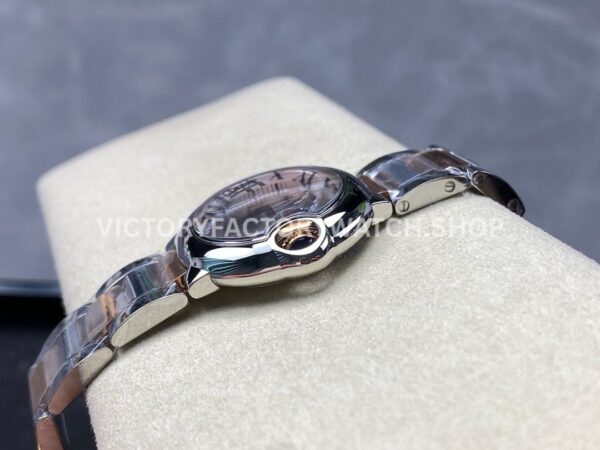 AF Factory Cartier Ballon Bleu W6920034 28mm Rose Gold Steel Roman Numerals Mother Of Pearl Di AF Factory Cartier Ballon Bleu W6920034 28mm Rose Gold Roman Numerals Mother Of Pearl Dial