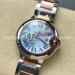 AF Factory Cartier Ballon Bleu W6920034 28mm Rose Gold Steel Roman Numerals Mother Of Pearl Dial (1) AF Factory Cartier Ballon Bleu W6920034 28mm Rose Gold Roman Numerals Mother Of Pearl Dial