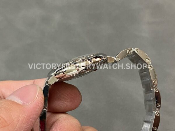 AF Factory Cartier Ballon Bleu W6920038 28mm Full Strap Roman Numerals Pink Dial