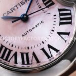 AF Factory Cartier Ballon Bleu W6920098 33mm Half Rose Gold Roman Numerals Mother Of Pearl Dial