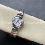 AF Factory Cartier Ballon Bleu WE902030 28mm Rose Gold Roman Numerals Diamond Silver Dial