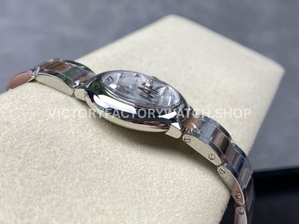 AF Factory Cartier Ballon Bleu WE902030 28mm Rose Gold Roman Numerals Diamond Silver Dial