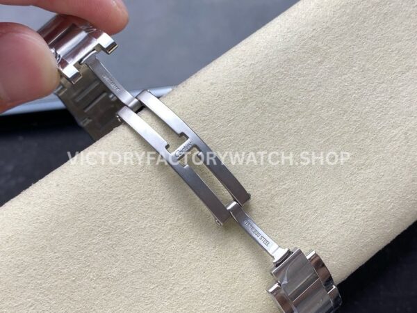 AF Factory Cartier Ballon Bleu WE902079 28mm Full Steel Rose Gold Diamond Bezel Roman Numerals S (1) AF Factory Cartier Ballon Bleu WE902079 28mm Full Steel Rose Gold Diamond Bezel Roman Numerals Silver Dial