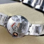 AF Factory Cartier Ballon Bleu WE902079 28mm Full Steel Rose Gold Diamond Bezel Roman Numerals S ( (4) AF Factory Cartier Ballon Bleu WE902079 28mm Full Steel Rose Gold Diamond Bezel Roman Numerals Silver Dial