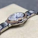 AF Factory Cartier Ballon Bleu WE902079 28mm Full Steel Rose Gold Diamond Bezel Roman Numerals S ( (6) AF Factory Cartier Ballon Bleu WE902079 28mm Full Steel Rose Gold Diamond Bezel Roman Numerals Silver Dial
