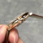 AF Factory Cartier Ballon Bleu WGBB0009 36mm Rose Gold Brown Leather Strap Roman Numerals White Dial (2) AF Factory Cartier Ballon Bleu WGBB0009 36mm Rose Gold Brown Leather Strap Roman Numerals White Dial